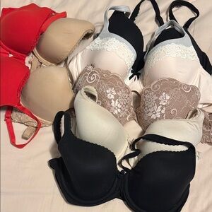 Victoria’s Secret like new Bras with Adjustable Straps and Lace Detailing